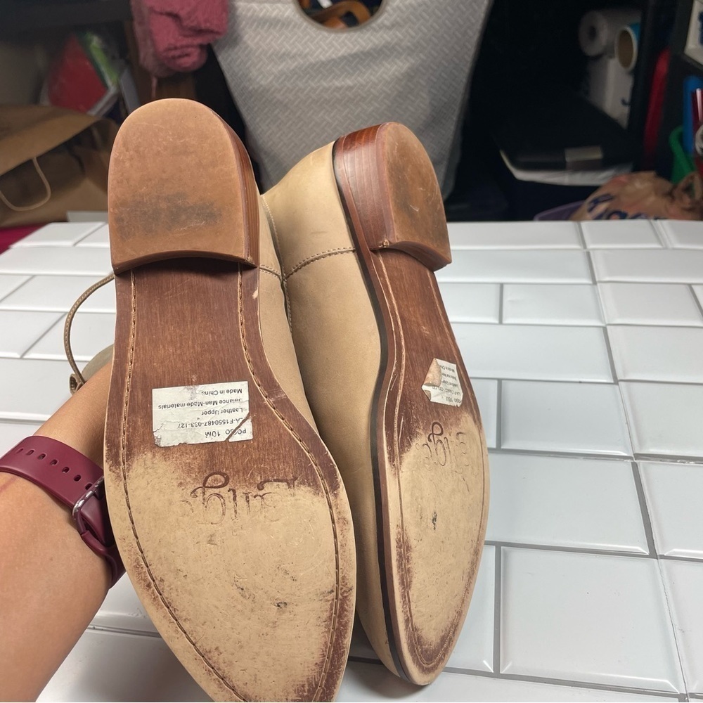 Anthropologie Latigo Pogo Tie Back Boots 10M - Picture 8 of 10